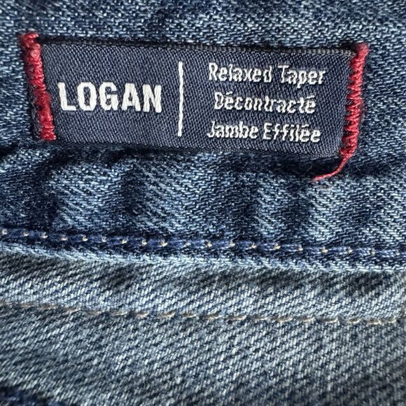 True Religion men’s Logan Relaxed Taper Size 31 Medium Wash Straight Leg - Picture 10 of 13